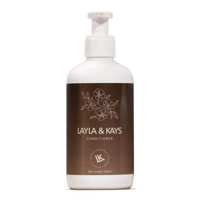 Layla & Kays Strength & Restore Conditioner bottle for curly and textured hair
